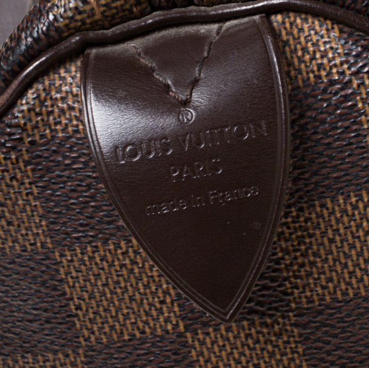 Pre Owned Louis Vuitton Damier Ebene Canvas Speedy 30
