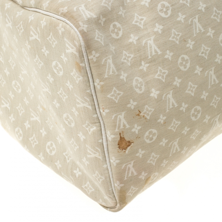 Pre Owned Louis Vuitton Fusain Monogram Idylle Speedy 30 Bag