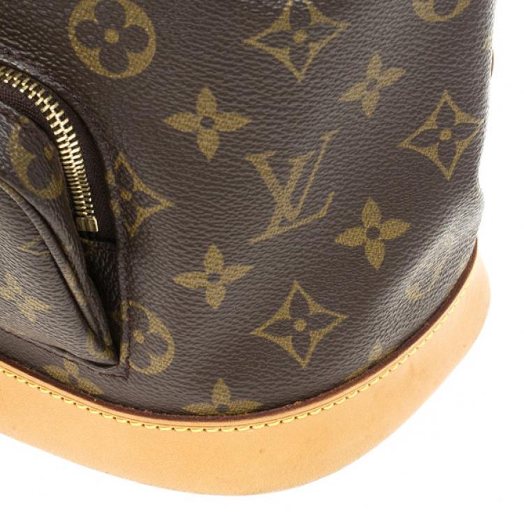 Pre Owned Louis Vuitton Monogram Montsouris Backpack MM 