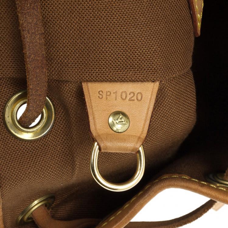 Pre Owned Louis Vuitton Monogram Montsouris Backpack MM 