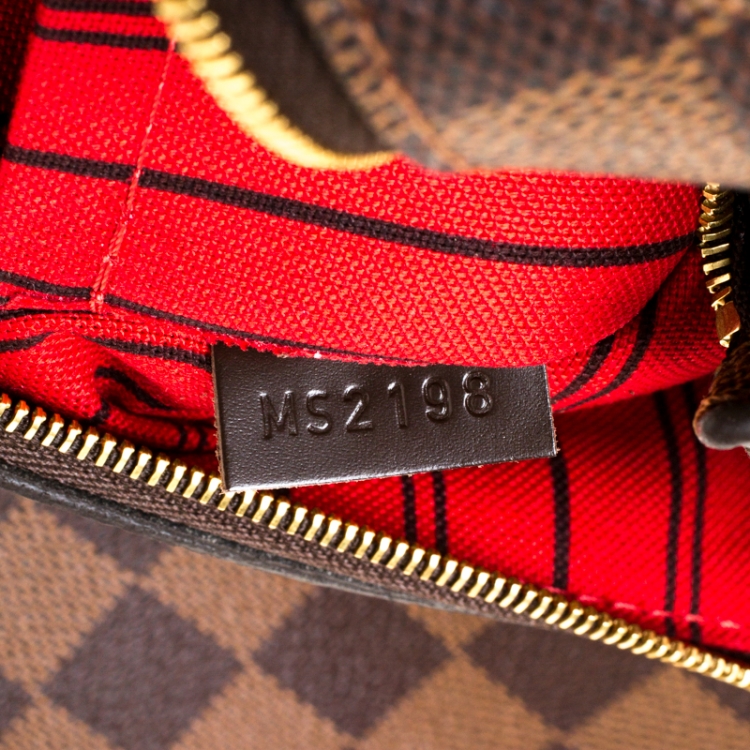 Pre Owned Louis Vuitton Damier Ebene Canvas Neverfull MM Bag