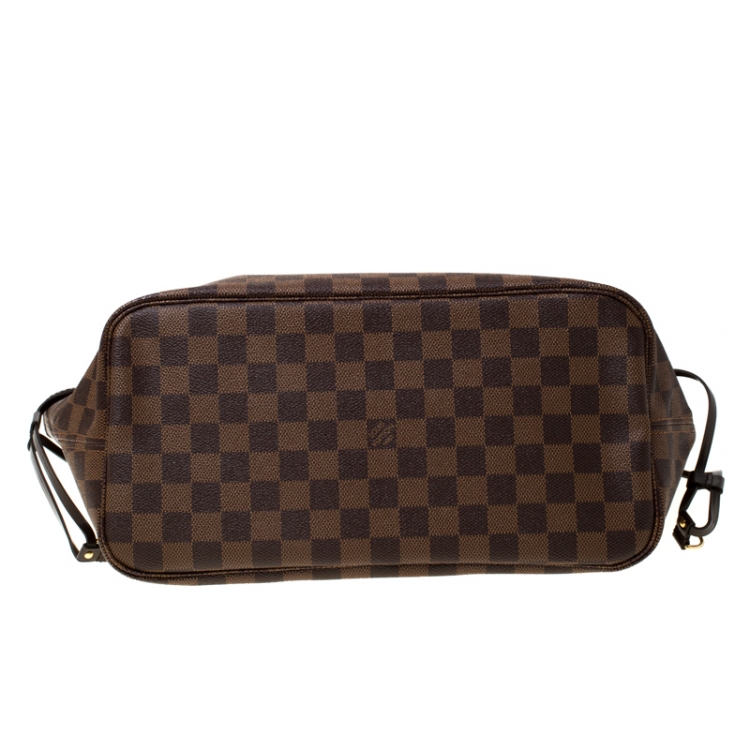 Pre Owned Louis Vuitton Damier Ebene Canvas Neverfull MM Bag
