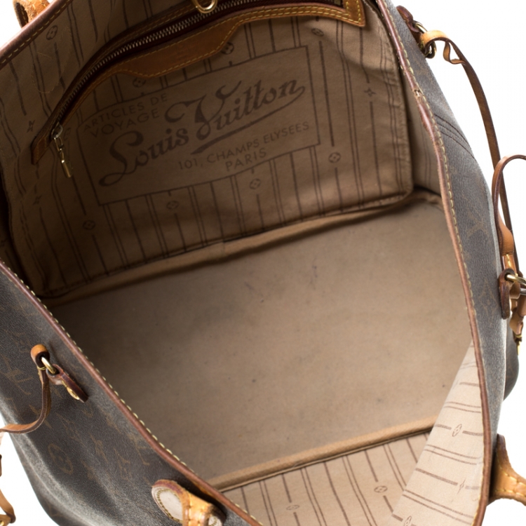 Pre Owned Louis Vuitton Monogram Canvas Neverfull MM Bag