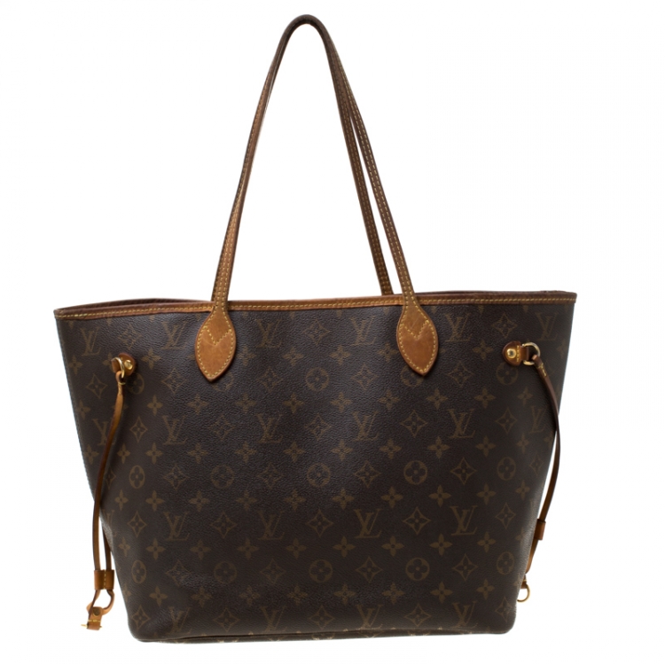 Pre Owned Louis Vuitton Monogram Canvas Neverfull MM Bag
