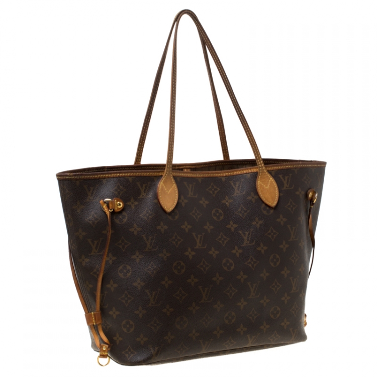 Pre Owned Louis Vuitton Monogram Canvas Neverfull MM Bag