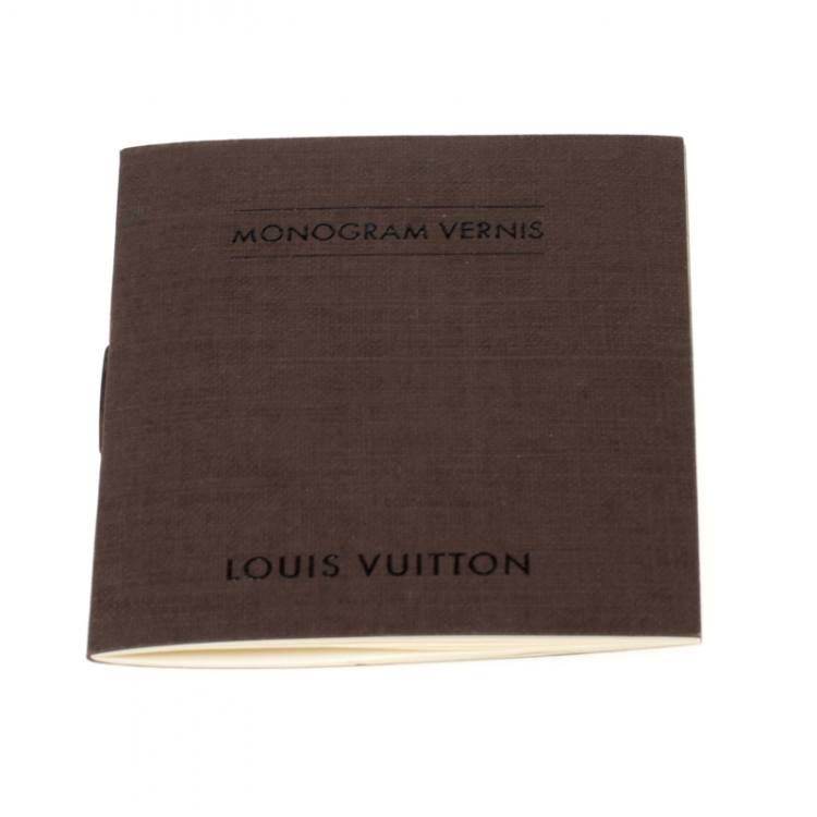 Pre Owned Louis Vuitton Black Magnetique Monogram Vernis Montaigne BB Bag