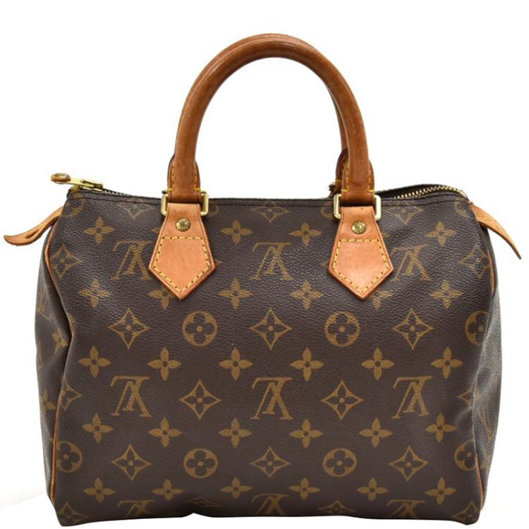 Pre Owned Louis Vuitton Monogram Canvas Speedy 25 Bag
