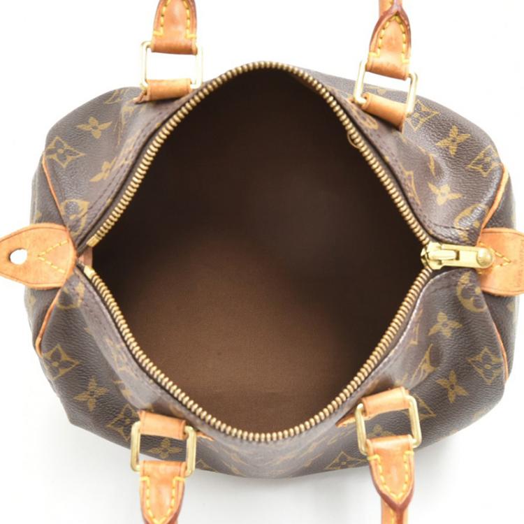 Pre Owned Louis Vuitton Monogram Canvas Speedy 25 Bag