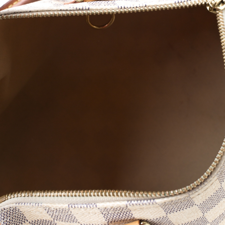 Pre Owned Louis Vuitton Damier Azur Speedy 25 