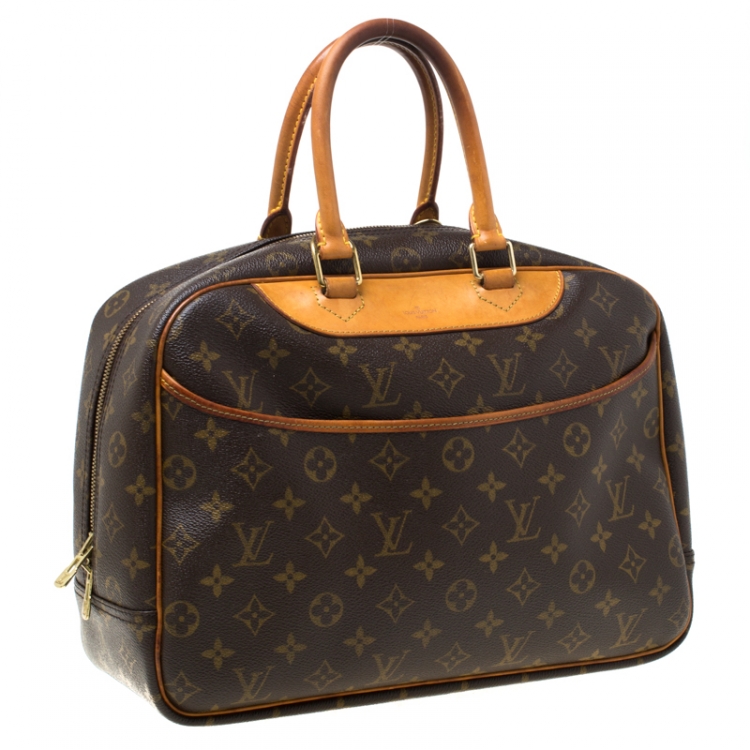 Pre Owned Louis Vuitton Monogram Canvas Deauville Bag