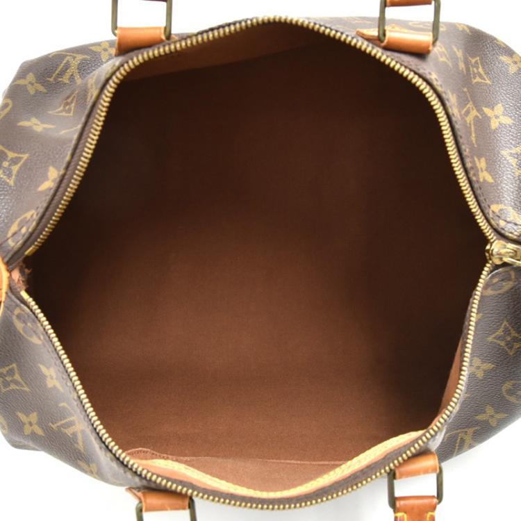 Pre Owned Louis Vuitton  Monogram Canvas Speedy 35 Bag