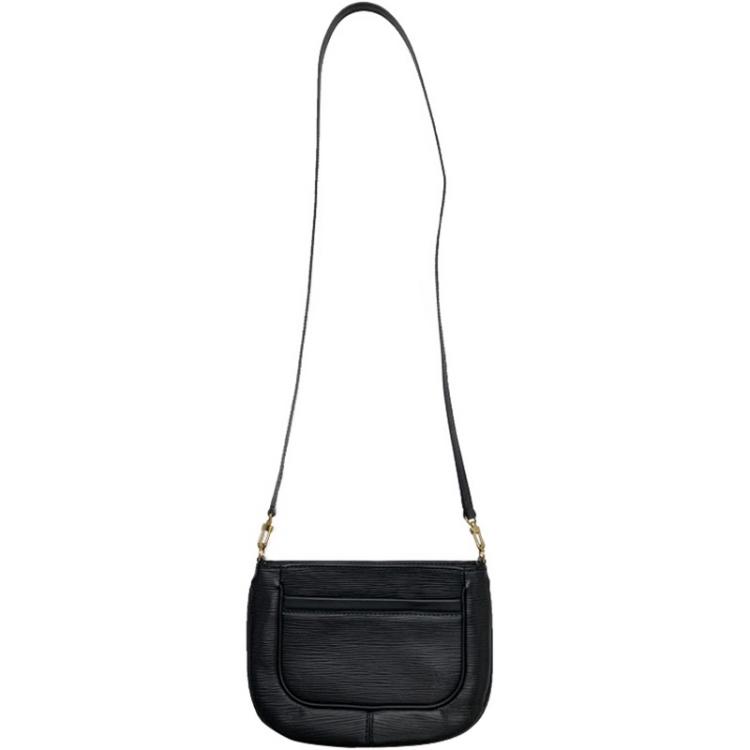Louis Vuitton, Bags, Louis Vuitton Crossbody Black Epi Leather Sarvanga  Clutch Bag