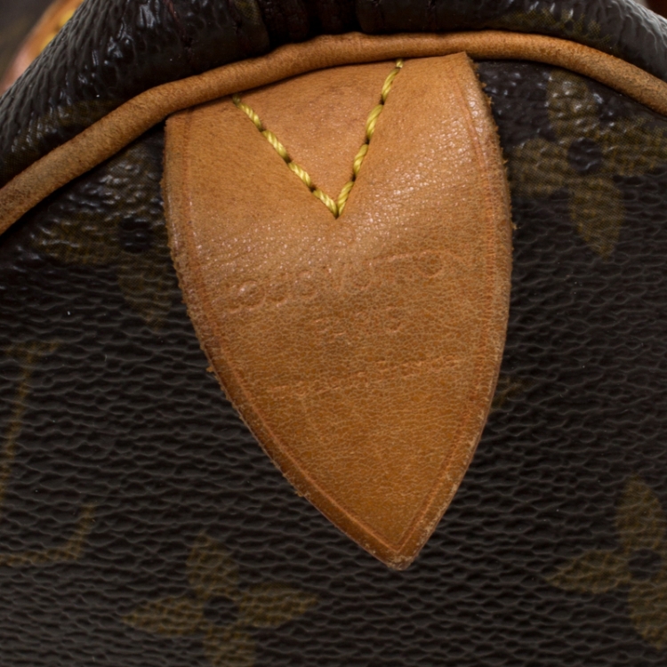 Pre Owned Louis Vuitton Monogram Canvas Speedy 30 Bag
