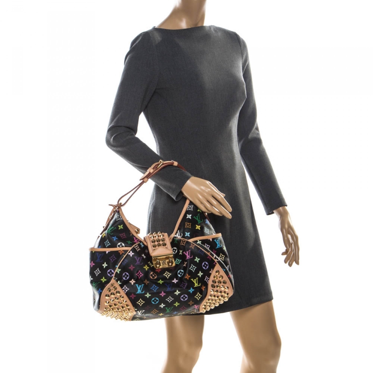 Louis Vuitton Chrissie Handbag Monogram Multicolor Black 2284991