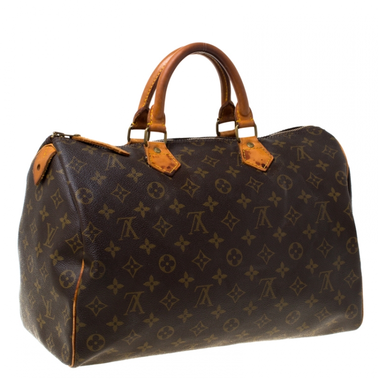 مملوكة مسبقًا Louis Vuitton Monogram Canvas Speedy 35