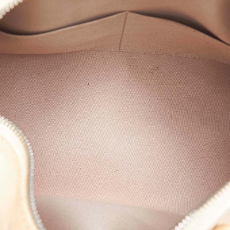 Pre Owned Louis Vuitton Beige Epi Leather Speedy 25 Bag