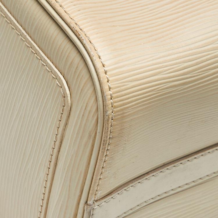 Pre Owned Louis Vuitton Beige Epi Leather Speedy 25 Bag