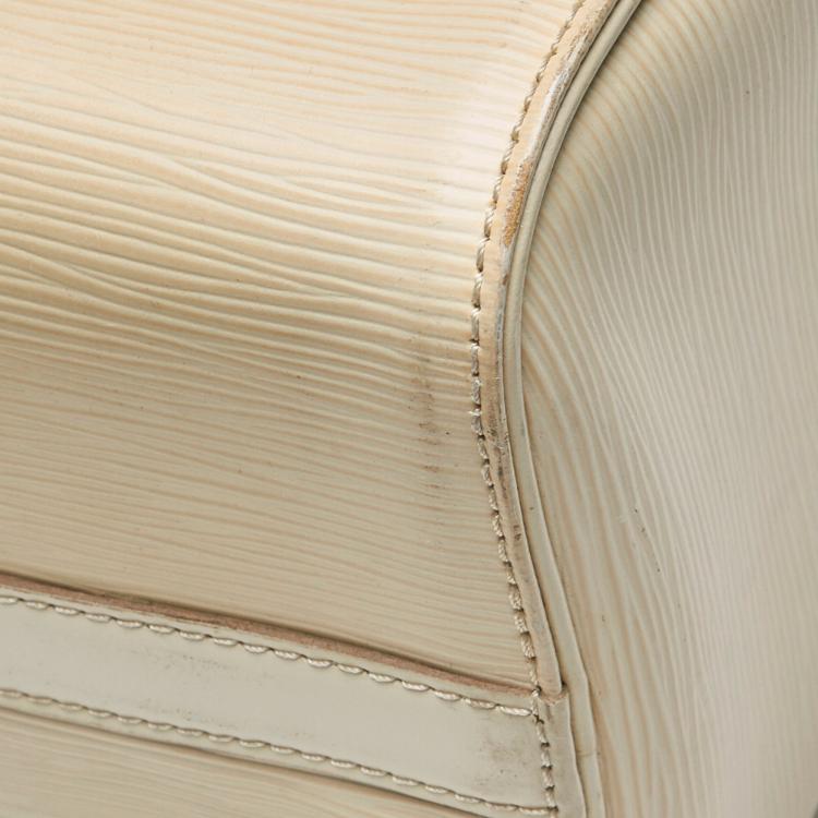 Pre Owned Louis Vuitton Beige Epi Leather Speedy 25 Bag