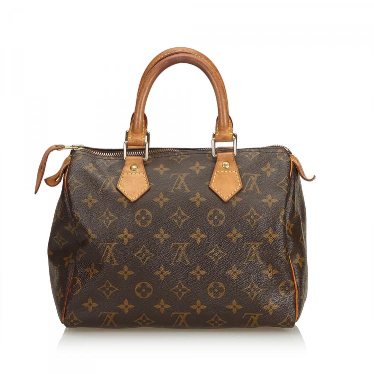 Pre Owned Louis Vuitton Monogram Canvas Speedy 25 Bag
