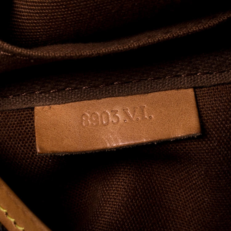 Pre Owned Louis Vuitton Monogram Canvas Saumur 35 Messenger Bag