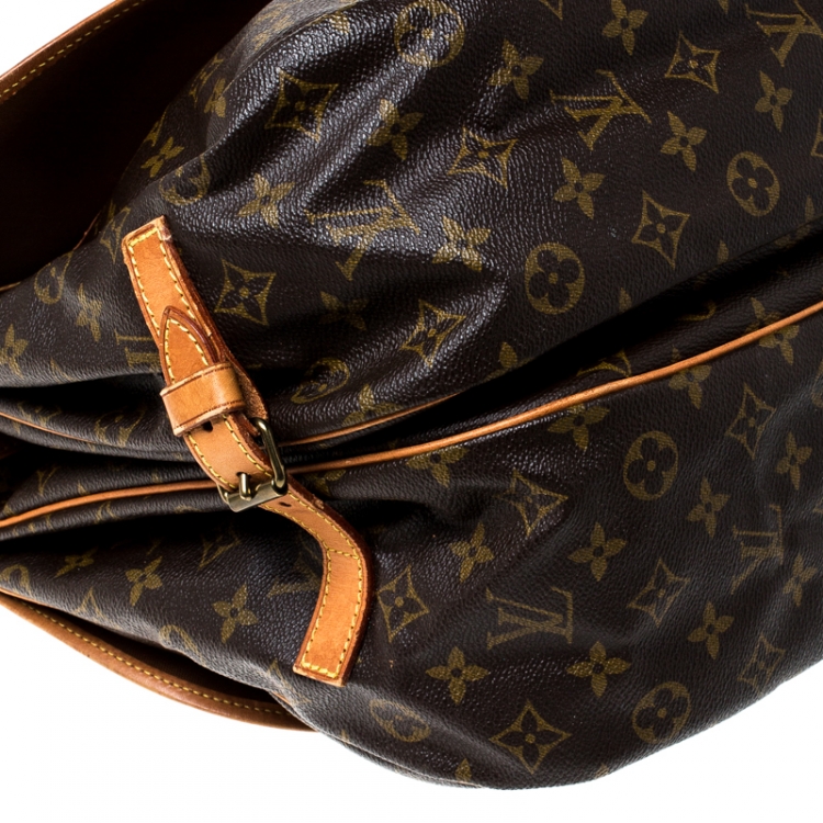 Pre Owned Louis Vuitton Monogram Canvas Saumur 35 Messenger Bag