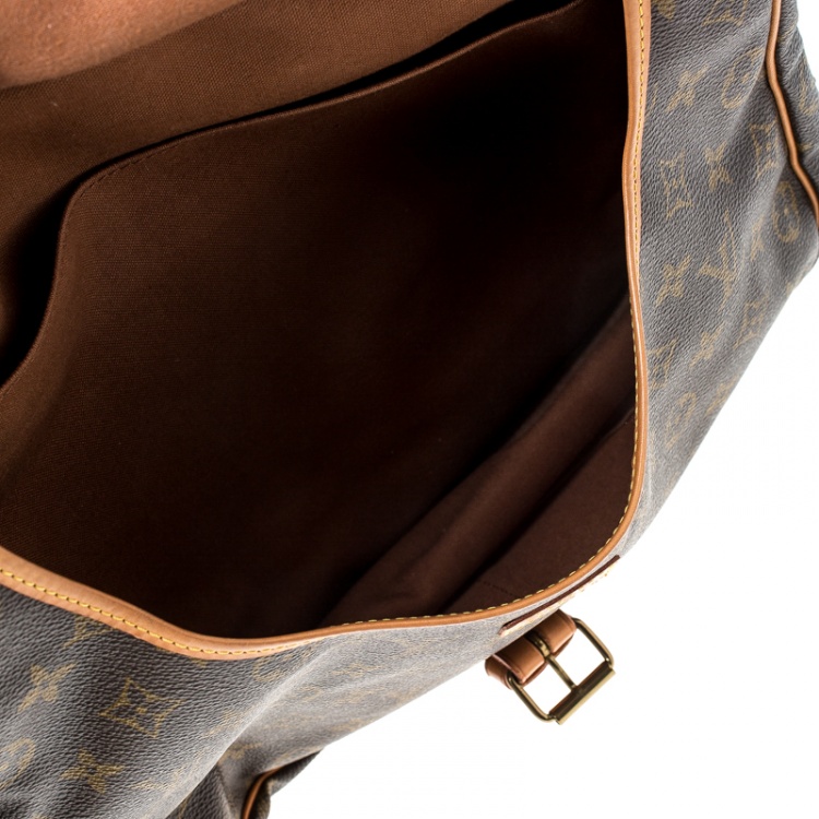 Pre Owned Louis Vuitton Monogram Canvas Saumur 35 Messenger Bag