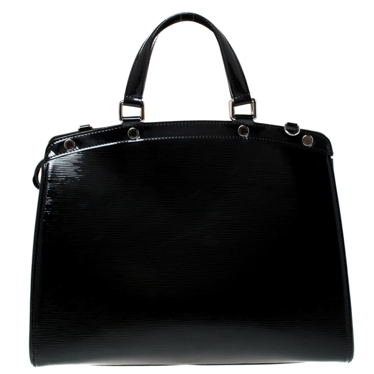 Pre Owned Louis Vuitton Black Electric Epi Leather Brea GM Bag