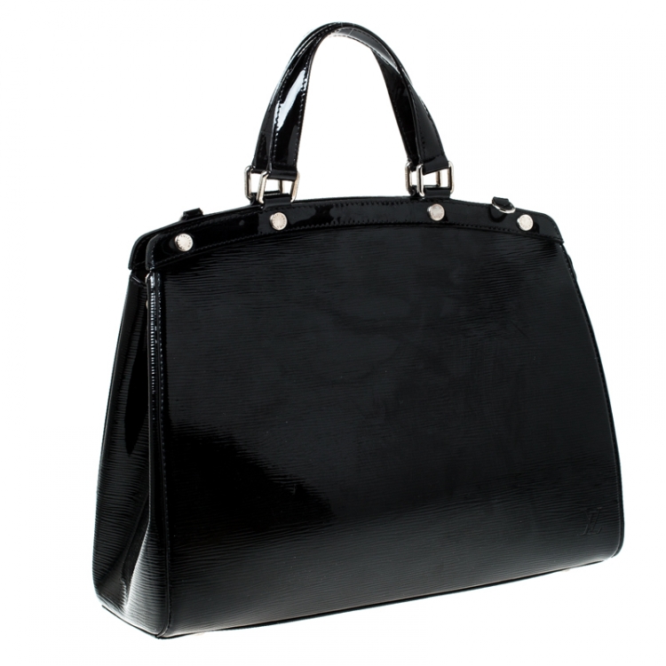 Pre Owned Louis Vuitton Black Electric Epi Leather Brea GM Bag