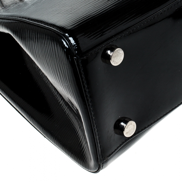 Pre Owned Louis Vuitton Black Electric Epi Leather Brea GM Bag
