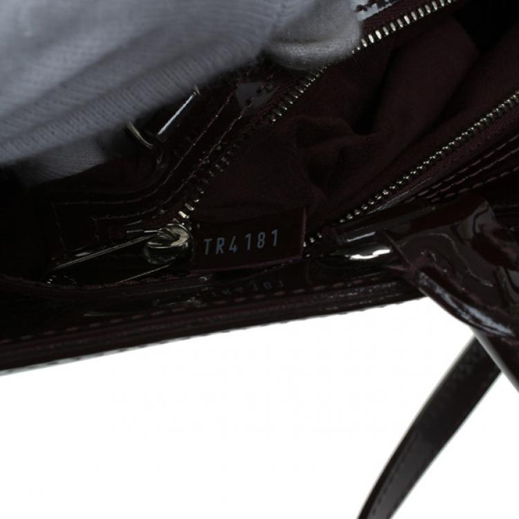 Pre Owned Louis Vuitton Quetshe Patent Epi Leather Mirabeau Tote