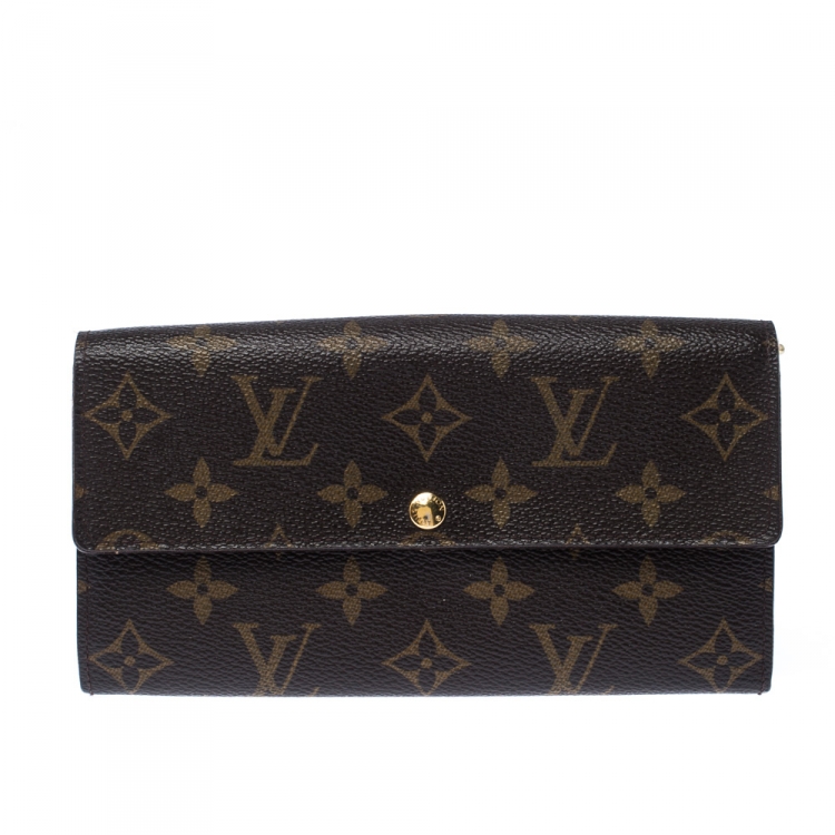 Louis Vuitton LV Monogram Coated Canvas Continental Wallet - Black Wallets,  Accessories - LOU781294