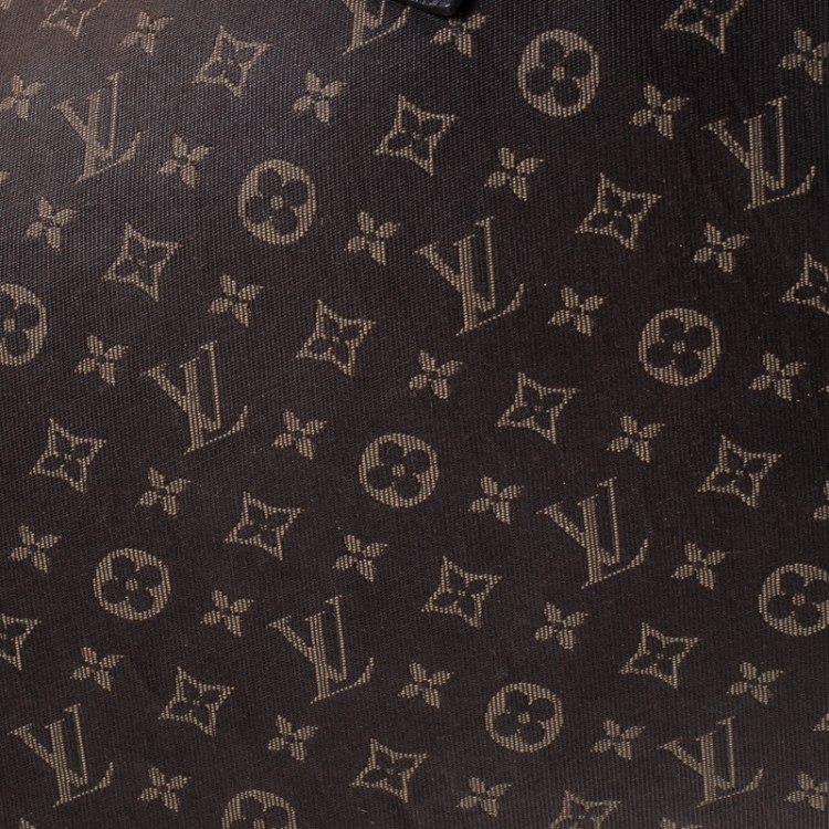 Pre Owned Louis Vuitton Fusain Monogram Idylle Canvas Bandouliere Speedy 30 Bag      