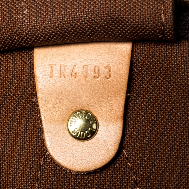 Pre Owned Louis Vuitton Monogram Canvas Speedy 30 Bag