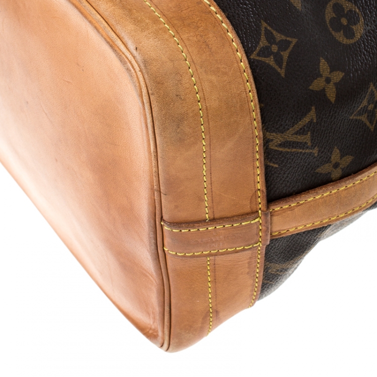 Pre Owned Louis Vuitton Monogram Canvas Large Noe Drawstring Bag
