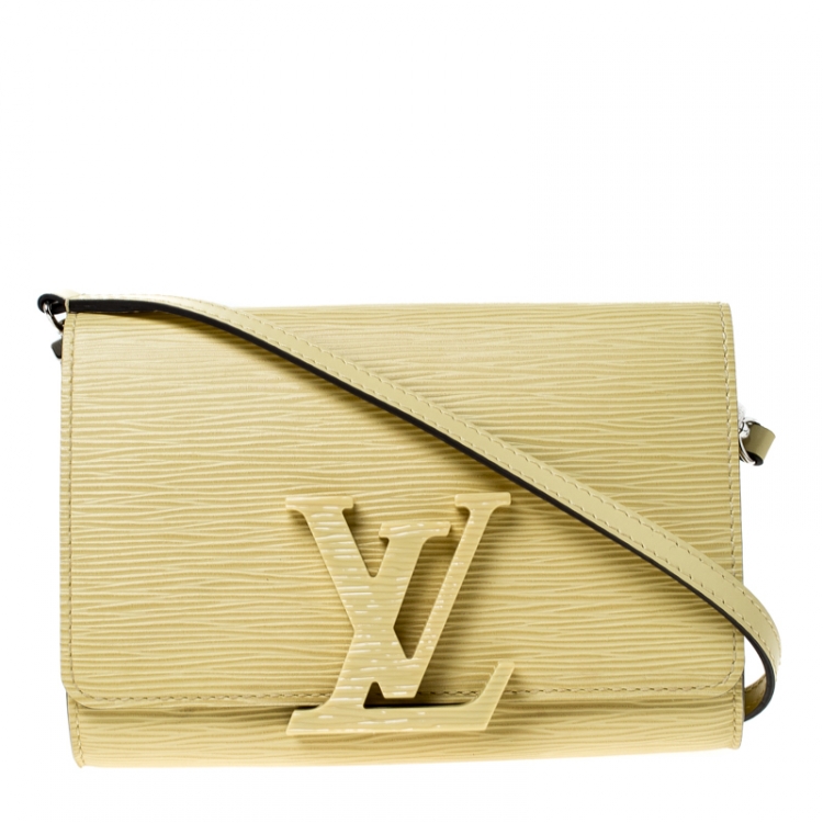 Louis Vuitton Yellow Epi Leather Louise PM Shoulder Bag - ShopStyle