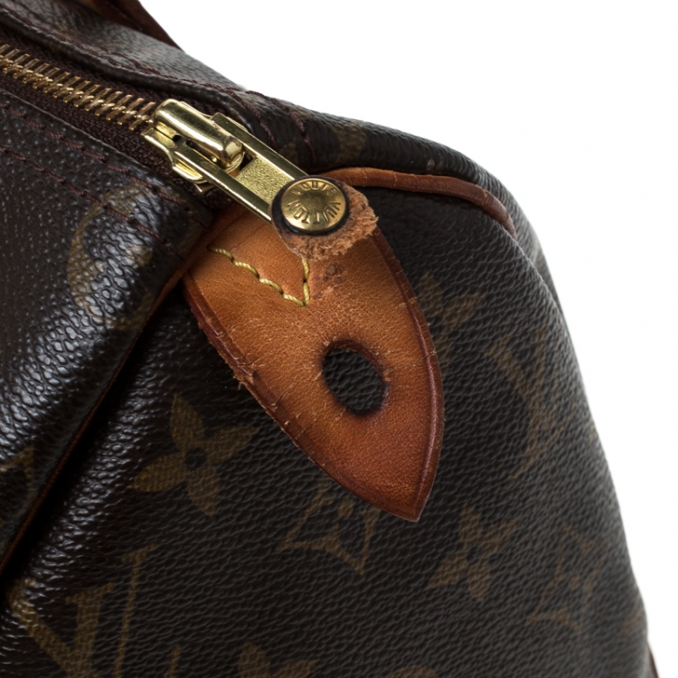 Pre Owned Louis Vuitton Monogram Canvas Speedy 25 Bag