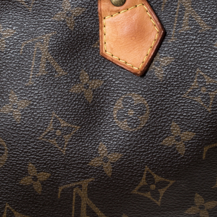 Pre Owned Louis Vuitton Monogram Canvas Speedy 25 Bag