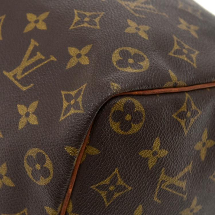 Pre Owned Louis Vuitton Monogram Canvas Speedy 35 Bag