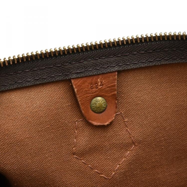 Pre Owned Louis Vuitton Monogram Canvas Speedy 35 Bag