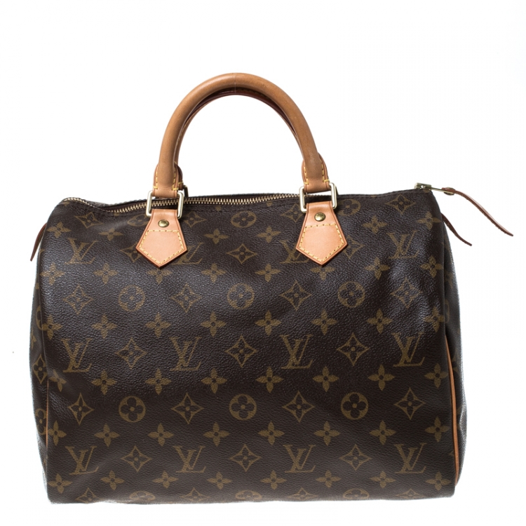 Pre Owned Louis Vuitton Monogram Canvas Speedy 30 Bag