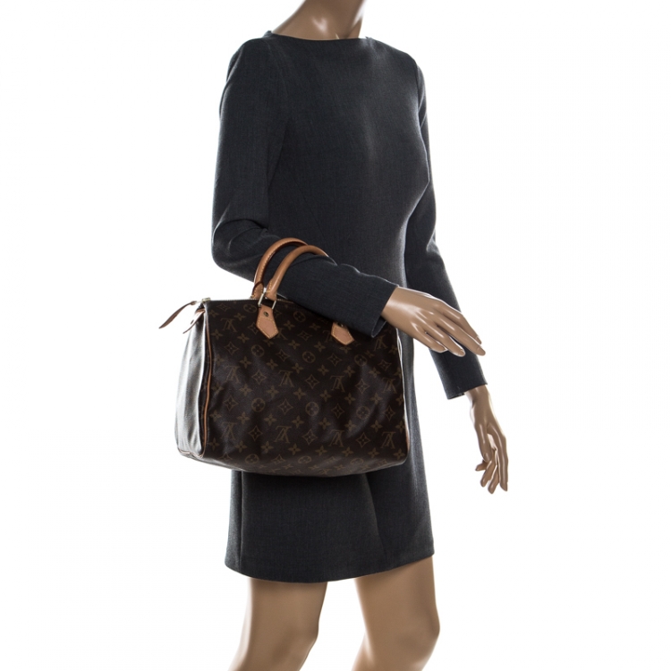 Pre Owned Louis Vuitton Monogram Canvas Speedy 30 Bag