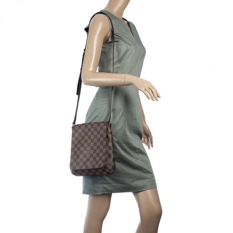 Louis Vuitton Damier Ebene Musette Salsa Long Strap Shoulder Bag Louis  Vuitton