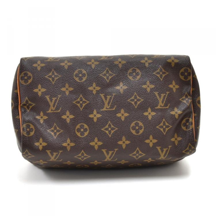 Pre Owned Louis Vuitton Monogram Canvas Speedy 25 Bag