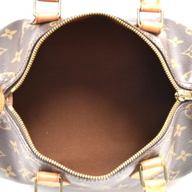 Pre Owned Louis Vuitton Monogram Canvas Speedy 25 Bag