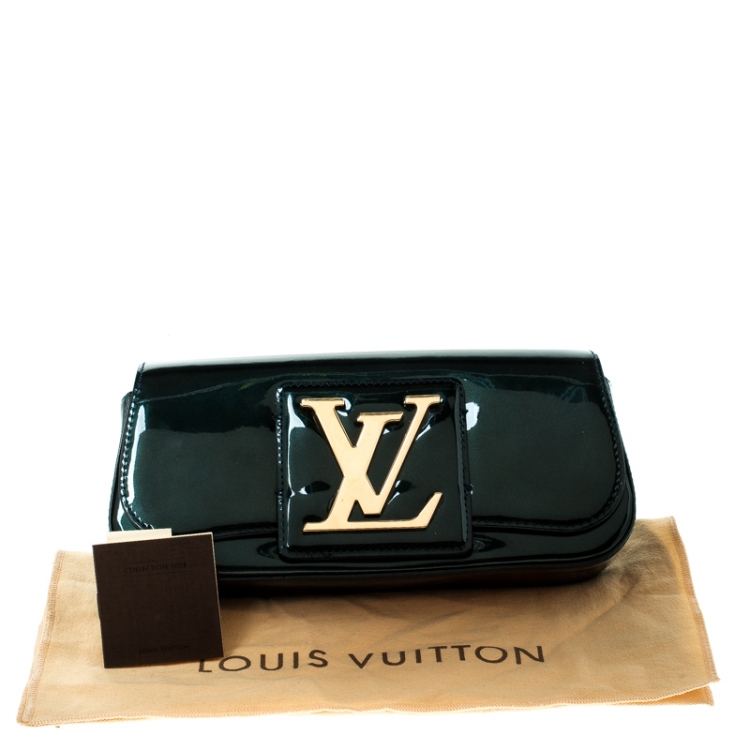Louis Vuitton Vert Bronze Vernis Sobe Clutch Louis Vuitton | TLC