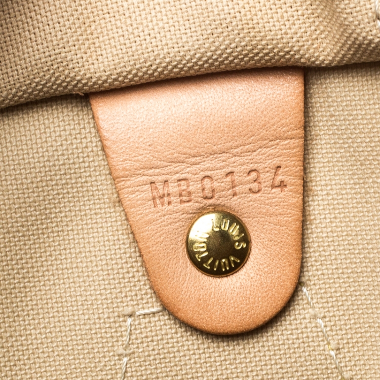 مملوكة مسبقًا Louis Vuitton Damier Azur Canvas Speedy 30 Bag