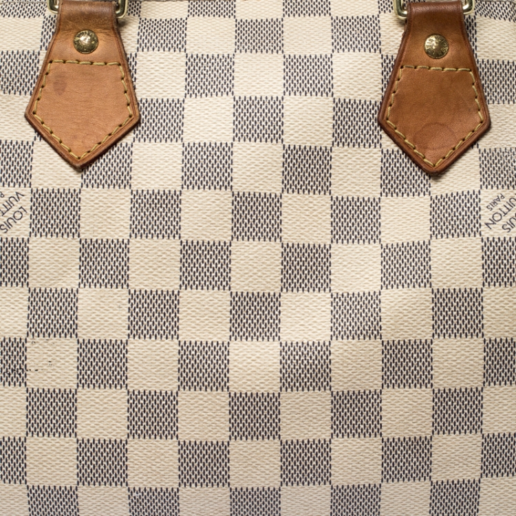 مملوكة مسبقًا Louis Vuitton Damier Azur Canvas Speedy 30 Bag