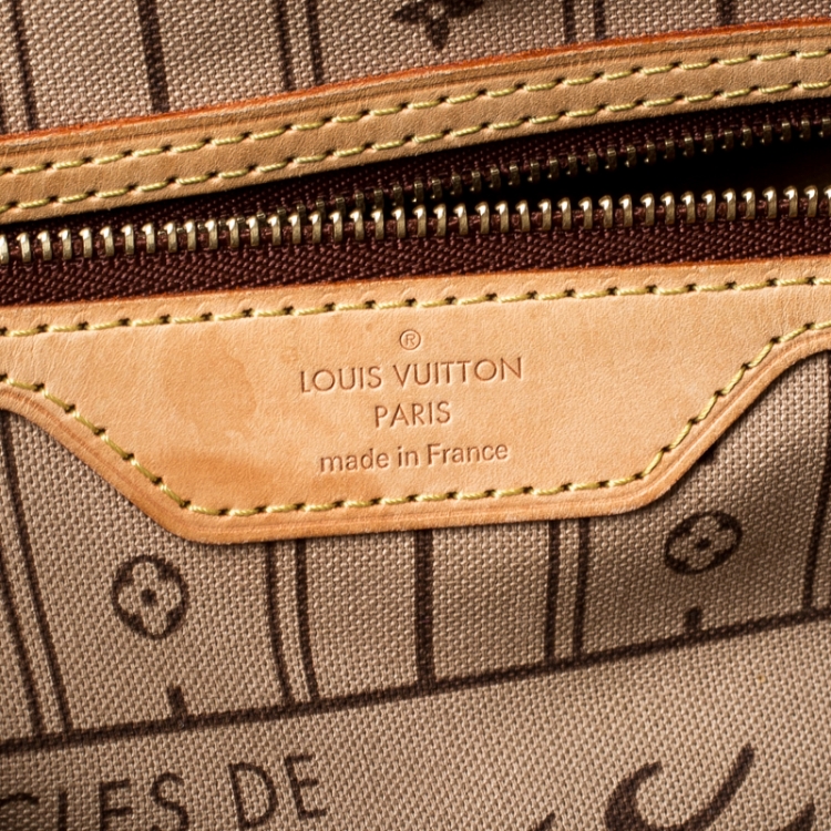 Pre Owned Louis Vuitton Monogram Canvas Neverfull MM Bag