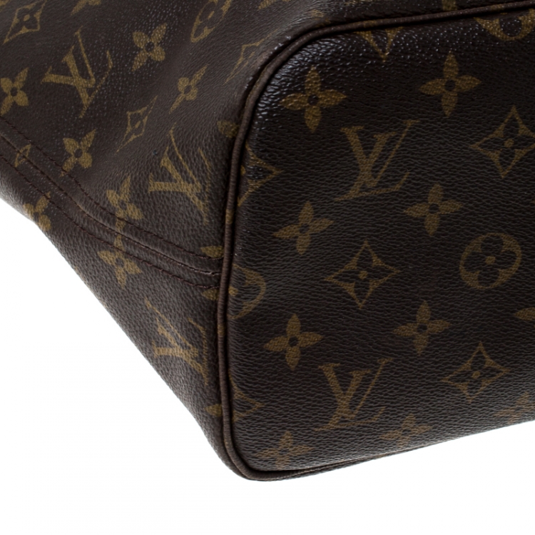 Pre Owned Louis Vuitton Monogram Canvas Neverfull MM Bag
