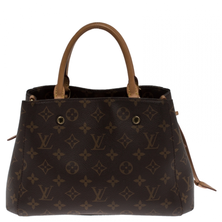 Pre Owned Louis Vuitton Monogram Canvas Montaigne BB Bag